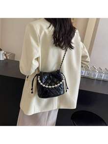 Women Top Handle Bags - 黑色 - 查看 3