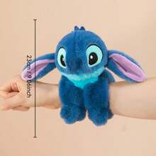 Disney Stitch Slap Bracelet Plush Hand Puppet Doll, Children's Gift Slap Bracelet Doll, Bicycle Decorations, Children's Festival Birthday Gift - Blue - View 6