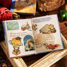 A7笔记本，陪伴你走过漫长岁月，童话主题计划本，学生留言本，笔记，用于学校用品，返校 - 彩色 - 查看 3