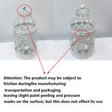 1 Pc Of Nordic Iron Hollow Candlestick Creative Home Decoration European Wedding Props Halloween, Spooky, Autumn, Festival, Holiday Christmas, Winter, Holiday, Festival - Multicolor - View 6