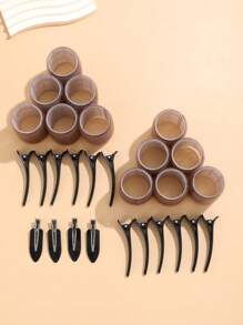 28 piezas/Set Rodillos de pelo de gran tamaño con pinzas, rizado autoadhesivo adecuado para cabello largo/medio/corto y flequillo, herramienta de rizado de cabello DIY (incluye 12 tubos de rodillo grandes + 16 pinzas), esenciales para volver a la escuela, viajes y vacaciones, rizadores de cabello, cepillo para cabello rizado, rodillos, productos para cabello rizado, rizador, rodillos para rizar el cabello, herramientas para cabello rizado, rizador de cabello