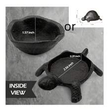 1 pièce Dispositif de dissimulation de clés en fonte de tortue - Porte-clés caché pour l'extérieur, statue de jardin décorative, point de dissimulation secret pour les clés de rechange, solution de dissimulation compacte, parfait pour les maisons, les cours et les terrasses