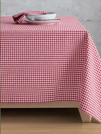 1 Piece Classic Gingham Checkered Rectangular Tablecloth, Washable Cotton Material, Checkered Tablecloth, Suitable For Kitchen, Picnic, Camping, Brunch, Cafe, Barbecue, Family Dinner, Celebrations, Outdoor Parties, Birthdays And More, 170*170 Cm