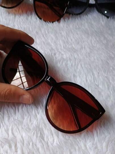 Óculos de Sol Feminino Model Redondo Com proteção uv  Excepcionale Luxo