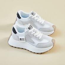 Women Chunky Shoes - Gris - Ver 4