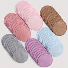 1 片可重复使用的卸妆棉，浸泡后可快速卸妆，也可与卸妆水和洗面奶一起使用，进行深层清洁，可机洗和重复使用 - 彩色 - 查看 8