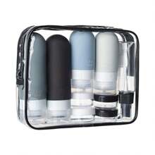 Travel Bottle Set Of 16 - Leakproof Silicone Squeeze Container For Toiletries, Conditioner, Shampoo, Lotion And Shower Gel Accessories