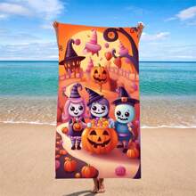 Serviette de plage/Couverture de plage personnalisée en microfibre à séchage rapide de 250 g/m², avec motif de dauphin et de rivage de . Super absorbante, convient pour les voyages, le camping, la natation, serviette tout usage, 70 cm x 140 cm ou 90 cm x 180 cm