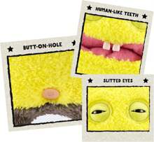 ZURU Fuggler Official Co-Branded Doll About 8.66 Inches Long Funky Tooth Treasure Ugly Cute Teeth Funny Doll Christmas Birthday Gift Adult Doll Toy Collection