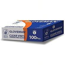 Clear Vinyl Gloves (Box Of 100) (Large)