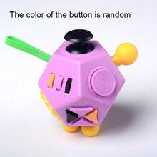 1 PC 12 Sides Fidget Toys Stress Relief Dice Decompression Antistress Anxiety Games Anti Depression Cube Toy - Multicolor - View 16