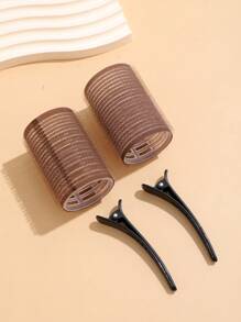 28 piezas/Set Rodillos de pelo de gran tamaño con pinzas, rizado autoadhesivo adecuado para cabello largo/medio/corto y flequillo, herramienta de rizado de cabello DIY (incluye 12 tubos de rodillo grandes + 16 pinzas), esenciales para volver a la escuela, viajes y vacaciones, rizadores de cabello, cepillo para cabello rizado, rodillos, productos para cabello rizado, rizador, rodillos para rizar el cabello, herramientas para cabello rizado, rizador de cabello