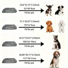 Comfortable Striped Square Pet Bed - Soft, Durable, Small To Large Dog Mats, A Four-Season Comfortable Cat And Dog Bed, Detachable Dog Bed, Dog Daycare, Puppy Breeding, Indoor/Outdoor Use,Travel Pet Bed