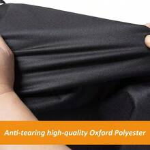 1 件大型重型防水烧烤罩，耐热防污，防风雨烧烤保护罩，适用于燃气烧烤炉，户外烹饪配件，燃气烧烤炉罩，户外烧烤防尘罩，庭院烧烤炉防晒罩