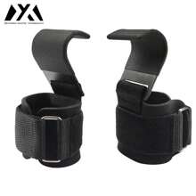MEIYIXING MEIYIXING Weight Lifting Hook Grips With Wrist Wraps Hand-Bar Wrist Strap Gym Fitness Hook Weight Strap Pull-Ups Power Lifting Gloves
