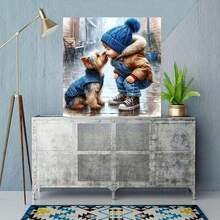 Local Delivery- 5D Diamond Painting Kits For Adults-Animal Dog Diamond Art Kits,DIY Full Round Drill Gem Art Crafts For Adults,Home Wall Decor 11.8x11.8inch - XJ097 - 查看 2