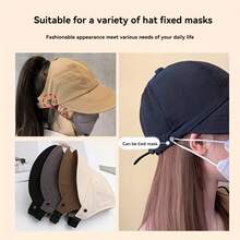 2/4/5/10个装免缝裤边夹，适用于裤子和帽子 - 隐形可调节腰带收紧器，金色/银色/黑色 - 彩色 - 查看 10