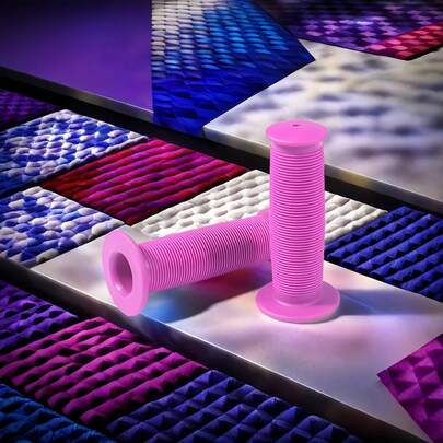 自行车车把套 全新防滑软橡胶短自行车把套 适用于人行道自行车踏板车替换把套