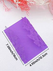 10 piezas/250g Tarjetas de invitación metálicas brillantes para boda, decoración de fiesta de cumpleaños, tarjetas de felicitación personalizadas con brillo (sin incluir tarjeta interior ni sobres)