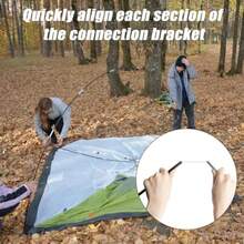 Tent Poles Replacement Compatible With Coleman 2 Person Sundome Camping Tent PreAssembled Replacement Poles For Coleman Easy To Install Lightweight Fiberglass 3 Pack SH PO - as pic - View 5