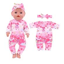 Baby Doll Accessories - 1 Piece Pajama Set And 1 Headband, Fits 14-18 Inch American Dolls (Doll Not Included) - Multicolor - View 7