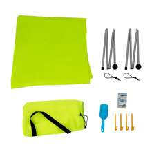 Beach Tent,Beach Stretch Tent, Outdoor Tent For Beach Camping (6.56*5.25ft/6.56*6.56ft) - màu xanh lá - Xem 5