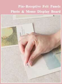 1pc Felt Decor Board Suitable For Holiday Themes & Party Decoration, No-Drill Wall Decor Bulletin Board, Can Hold Nails For Entryway Key Holder, Reusable Photo Wall Memo Board For Home/Office/Classroom, Suitable For Room Decor/Office Memo/Background Wall/Storage Organization, Applicable For Halloween/Spring Festival/Christmas Decoration Home Decor Back To School School Supplies