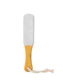 5/4/3/2/1pc Professional Multifunctional Double-Sided Foot File & Callus Remover, Beech Wood + Stainless Steel Pedicure Scrubber Tool For Dead Skin Removal & Smooth Heels - Unisex Spa Kit For Men & Women(3/2/1pc,More Colors)