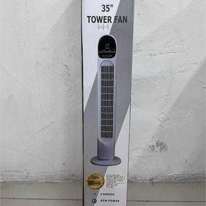 Ventilador De Torre 82cm Silencioso 3 Velocidades Control Remoto Ventilador Torre Ventiladores Ventilador Torre Silencioso