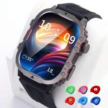 Eytlptoc New Men Smart Watch, Fashionable Appearance (Dial/Answer Calls), Large Touchscreen, Metal Body Men's Smart Watch, Suitable For Men/Women Sports Watch, Music Control Playback. Compatible With Android And IOS Phones, A Great Gift For Friends!
