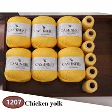 6 Stück weiches & warmes Garn für DIY Häkelmützen und -schals, 300g + 120g Gesamtgewicht