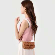 2025新款轻奢时尚百搭女士单肩斜挎包，小巧方形钱包，高端质感