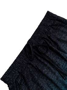 European & American Style Women's Fashion Sexy Bodycon Black & Blue Beach Sports Shorts - Dark Blue - View 4