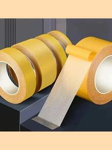 Super Strong Double-Sided Grid Double-Sided Tape, Cloth-Based Seamless Grid Carpet Tape, Strong Frame Fixing - No Trace, High Viscosity, Suitable For Fabric, Carpet, Plastic, Wood, Glass, Metal Walls And Handmade Products, Can Be Used For Home, Party, Festival And Event, Wedding Scene Decoration - Transparent Grid Design, Waterproof And No Trace