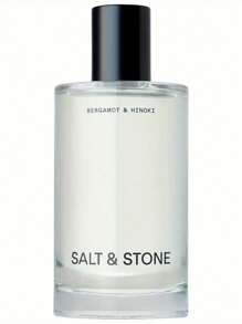 Spray para el cabello con aroma a bergamota y hinoki, unisex, con infusión de piedra de sal, 3.4 onzas líquidas