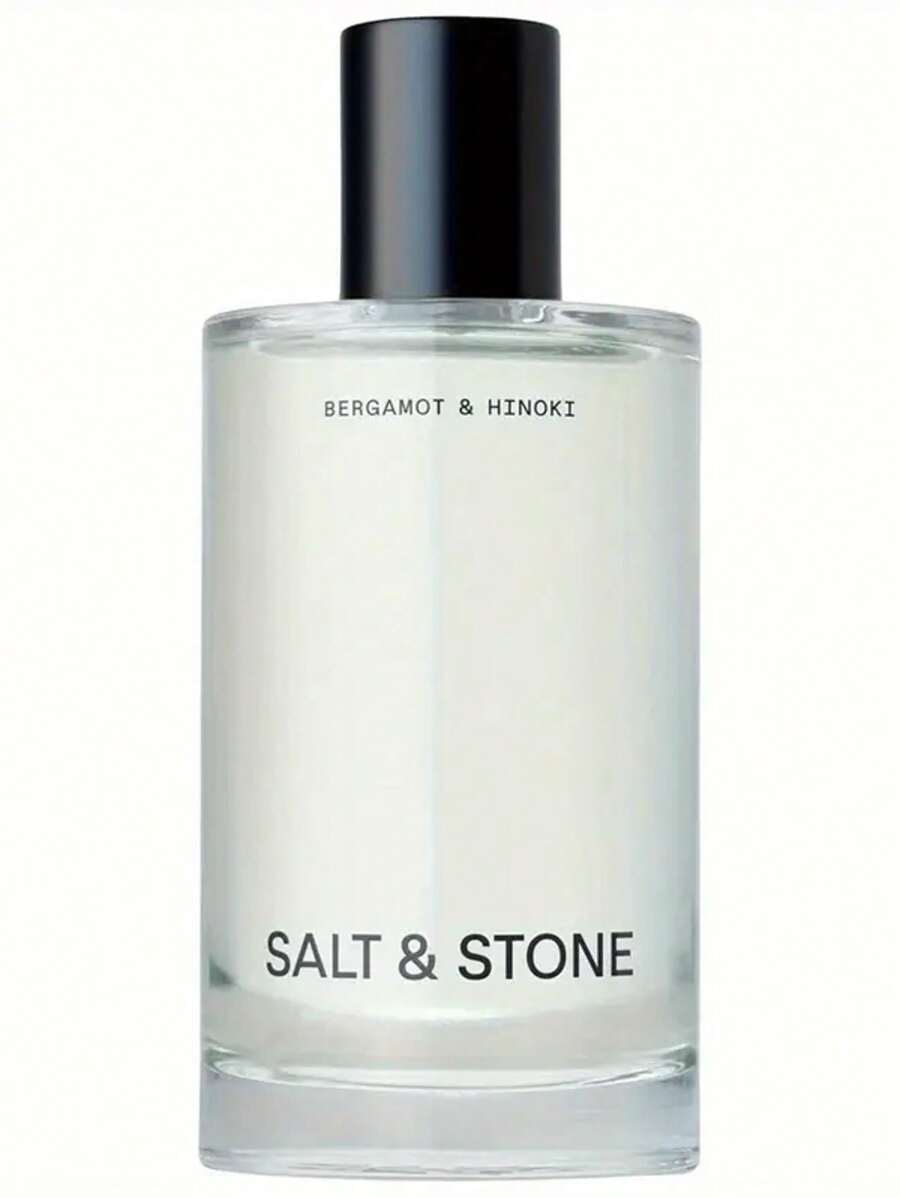 Spray para el cabello con aroma a bergamota y hinoki, unisex, con infusión de piedra de sal, 3.4 onzas líquidas
