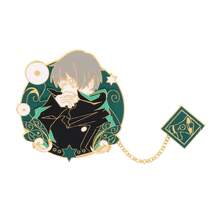 bandai Bandai 1 Stück kreative Anime Nanami Kento Kette Brosche schöner Emaille-Pin Metall-Abzeichen Schmuck Kleidung Rucksack Zubehör Festgeschenk Kleideraccessories Pin für Kleidung Taschenbanner