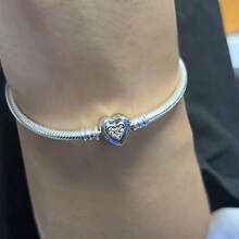 全新设计圆珠蛇骨手链，适合 925 纯银 DIY 手镯，时尚优雅的女士生日婚礼珠宝