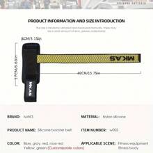 2 قطعة أربطة رفع الأثقال لدعم معصم اليد للبناء العضلي واللياقة البدنية، أربطة معصم للأثقال والبنادق الرياضية