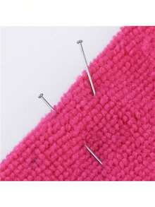 1000/500pcs Safety Pins, Brooches, Sewing Pins, 1 Inch Flat Head Pins Suitable For Quilting, Sewing, Jewelry DIY, Elegant Satin Finish Pins (1000/500/400/300/200/100pcs) - CT04 - View 4