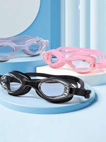 1 Set Of Children's Anti-Fog High-Definition Swimming Goggles, Waterproof And Anti-Fog High-Definition Professional Diving Goggles Swimming Equipment - Silicone Waterproof Swimming Goggles, Professional Training Swimming Goggles