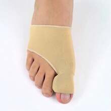 2 protetores de silicone para os dedos - Almofadas confortáveis para a parte frontal do pé, para maior conforto, suporte e proteção do polegar, bege, design flexível e durável para conforto diário, isolamento térmico para os pés, ideal para o Dia das Amigas, para filhotes e para o Carnaval.