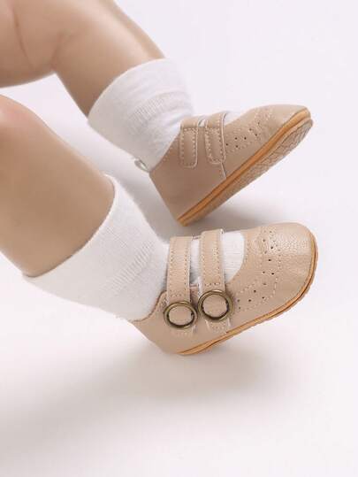 Dziewczęce, codzienne, skórzane, płaskie buty, noworodkowe, miękkie, antypoślizgowe buty dla małych dzieci