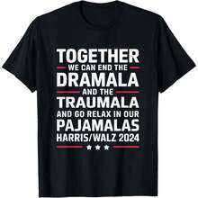 Juntos podemos poner fin al Dramala y al Traumala - Camiseta unisex - Negro - Ver 1