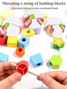 Children's Educational Enlightenment Early Education Geometric Shape Matching Toys Fruit Shape Cognition Baby Hand-Eye Coordination Training Toys - Multicolor - View 6