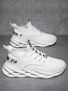 Men's Breathable Casual Sports Shoes, Practical & Versatile For All Seasons - 2003 White - View 6