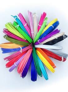 PLA High Temperature 3D Pen Filament, Total 30 Colors 150m (492ft), Suitable For High Temp 3D Pen, 1.75mm 3D Pen Consumables, No Irritating Odor, Vibrant Colors, No Duplicates. For 3D Modeling & 3D Doodle Tools