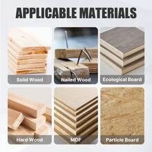 1 件 6-40 毫米 Forstner 木工工具孔锯铰链钻孔钻头 1/4 英寸（6.35 毫米）六角柄高碳钢刀具