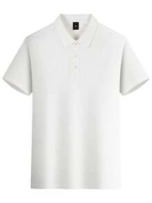 GRDR Men's Fashion Short Sleeve Casual Commute Polo Shirt - White - View 5