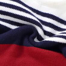 Nika Baby Macacão para bebê tricô listrado